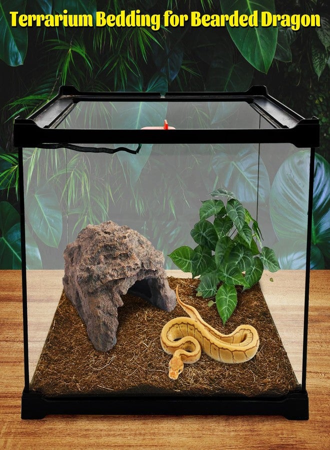 Hamiledyi Reptile Coconut Fiber Substrate Lizards Breathable Coconut Soil Tortoise Habitat Substrate Terrarium Bedding for Snake, Bearded Dragon, Gecko, Horned Frog, Hermit Crab, Tarantulas (1Pack) - Image 5